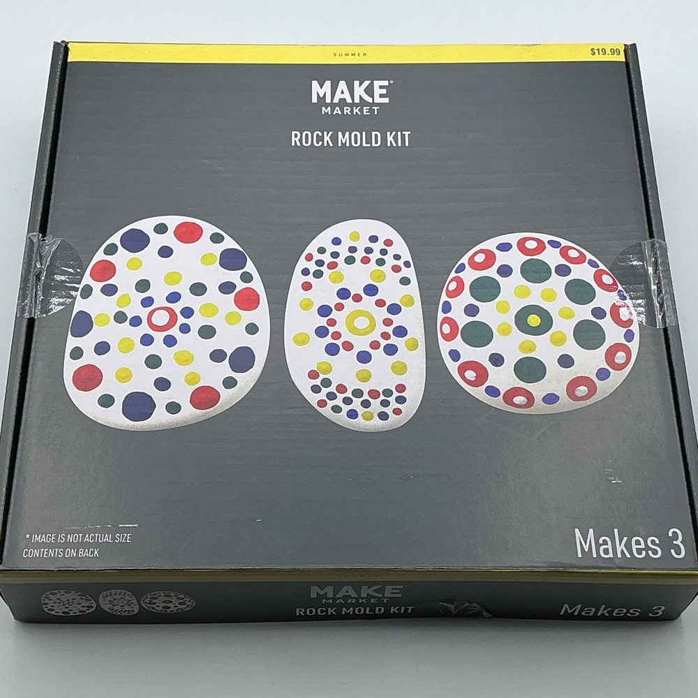 Make Market Rock Mold Kit - Colorful Craft Set